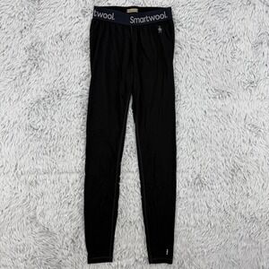 Smartwool‎ Base Layer Pants Women's XS Black Merino Wool Leggings Ski Outdoors